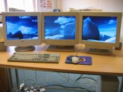 [ 3 monitors ]